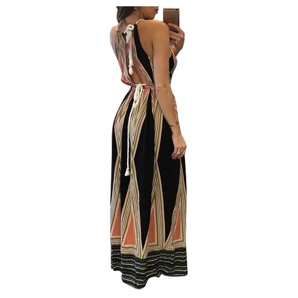 NEW! Rope Dress with High Slits - Picture 2 of 5